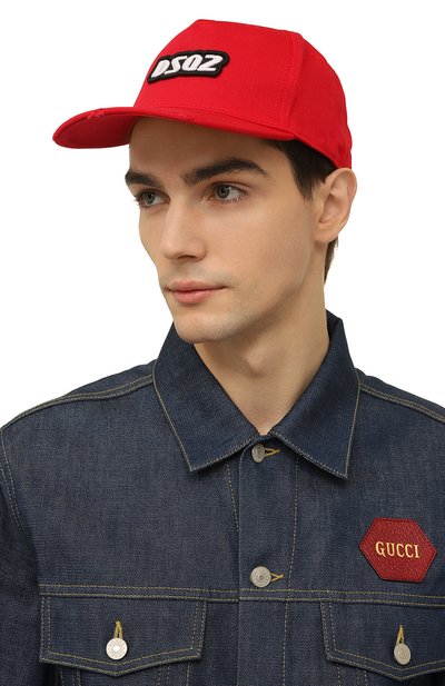 Хлопковая бейсболка DSQUARED2, арт. BCM0649 05C00001, фото 2