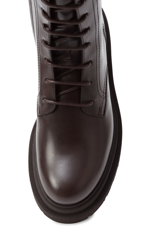 Кожаные ботинки Brunello Cucinelli MZ0LG3036P Коричневый  MZ0LG3036P Фото 6