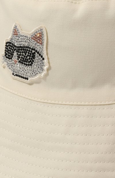 Хлопковая панама KARL LAGERFELD KIDS, арт. Z30158, фото 3