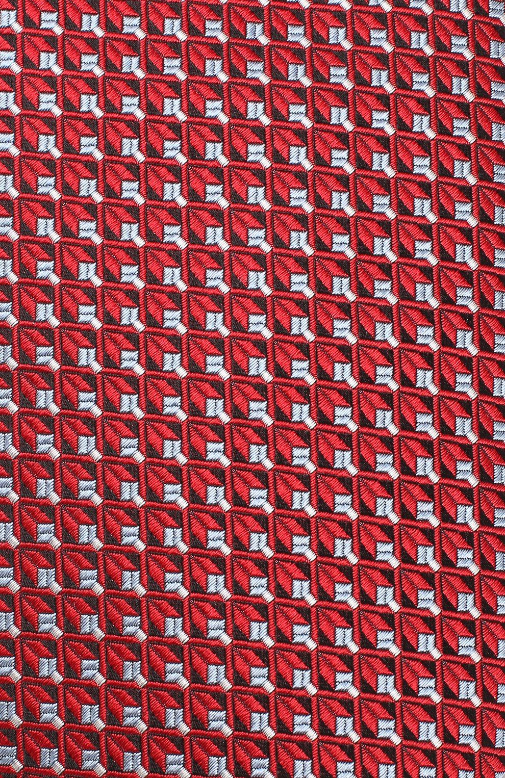 Шелковый галстук LANVIN красного цвета по цене 8415 руб., арт. 2152/TIE, фото 3 Шелковый галстук LANVIN, арт. 2152/TIE, фото 3