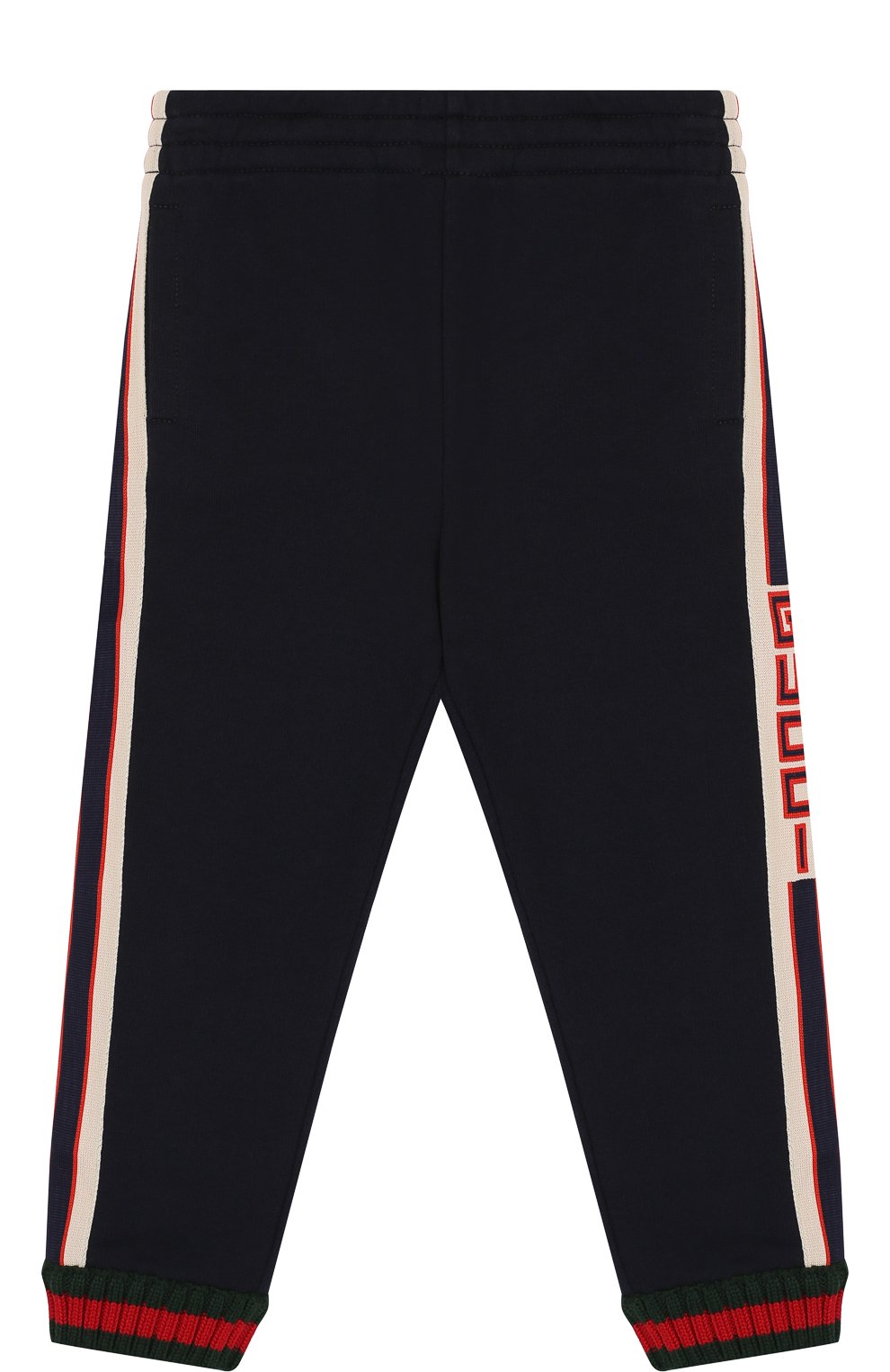 Хлопковые джоггеры с лампасами GUCCI, арт. 497950/X9L52, фото 1