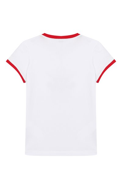 Хлопковая футболка MONNALISA, арт. 11G610, фото 2