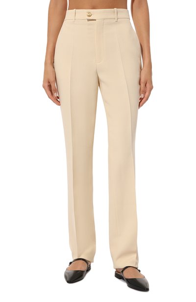 Брюки из шелка и шерсти GUCCI, арт. 627880 ZAD88, фото 3