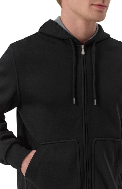 Толстовка из хлопка и кашемира BRUNELLO CUCINELLI, арт. MM8319069G, фото 5