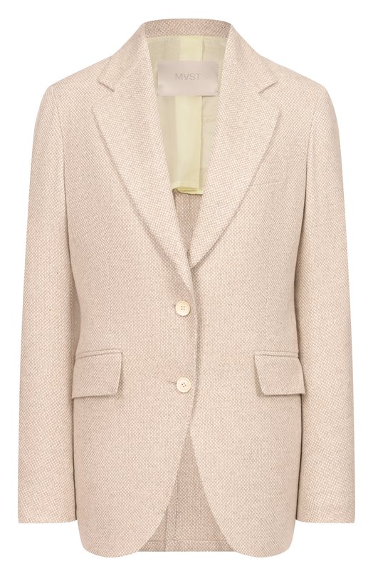 Жакет из шерсти и шелка  MVST SDG200/S0733903 Бежевый SDG200/S0733903