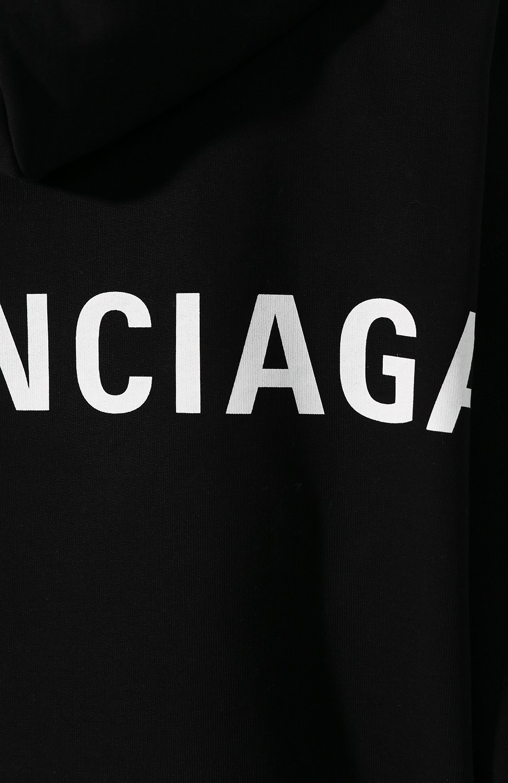 Хлопковое худи BALENCIAGA черного цвета по цене 55100 руб., арт. 556113/TAV37, фото 5 Хлопковое худи BALENCIAGA, арт. 556113/TAV37, фото 5