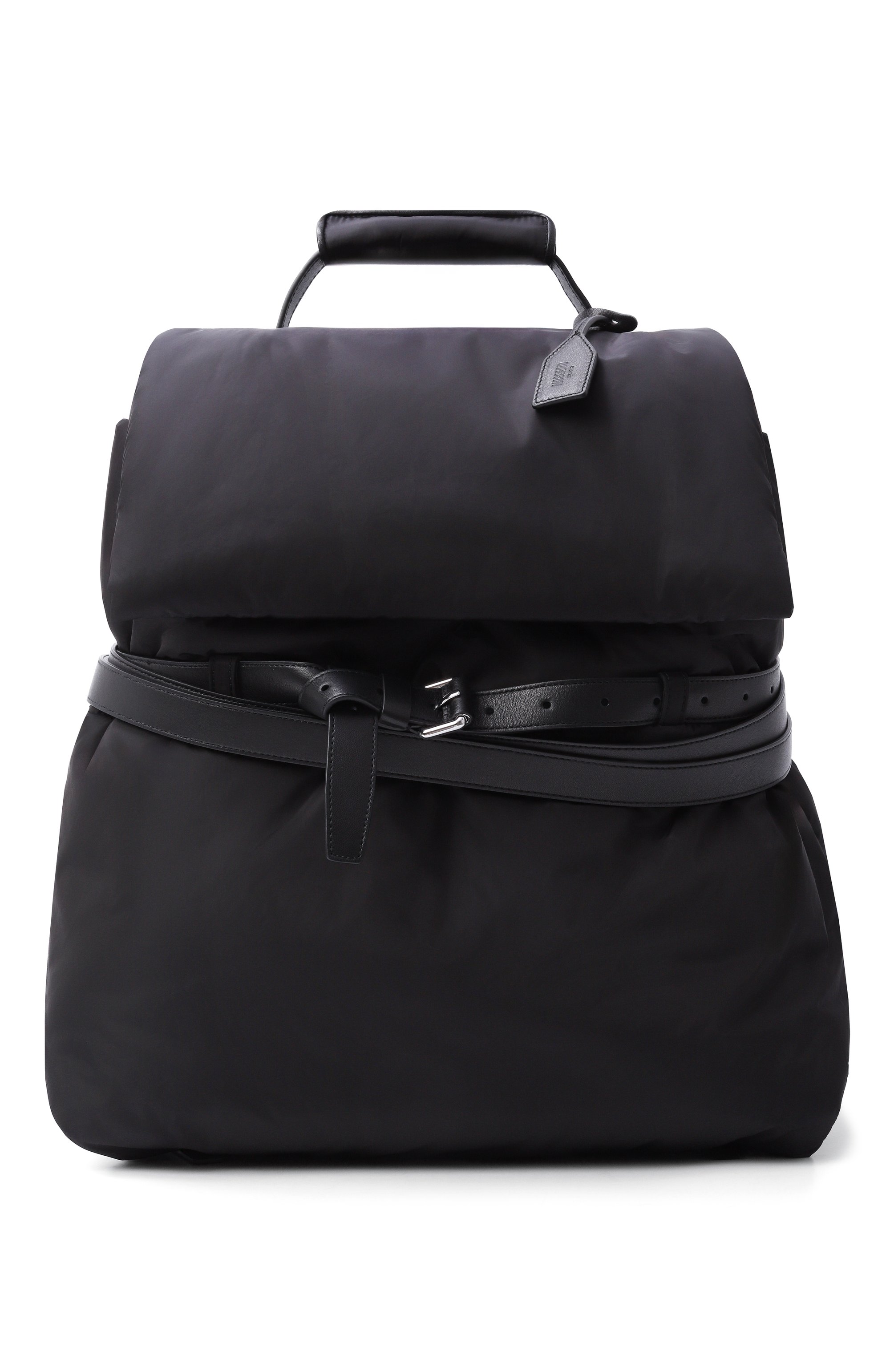 Рюкзак tie me MOSCHINO черного цвета по цене 247500 руб., арт. MD4069PP00/FN2, фото 1 Рюкзак tie me MOSCHINO, арт. MD4069PP00/FN2, фото 1