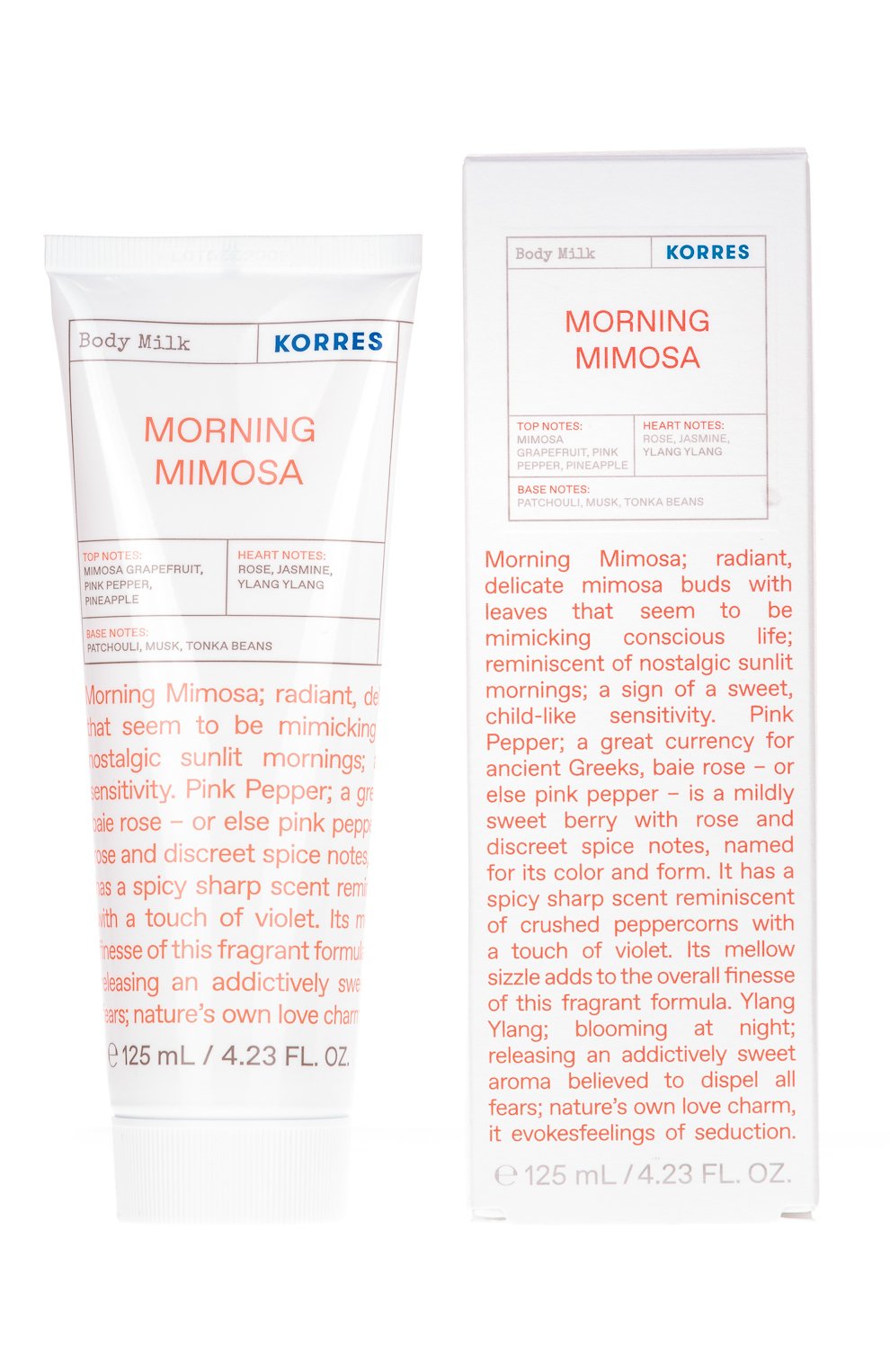 Молочко для тела "утренняя мимоза" (125ml) KORRES, арт. 5203069092367, фото 3