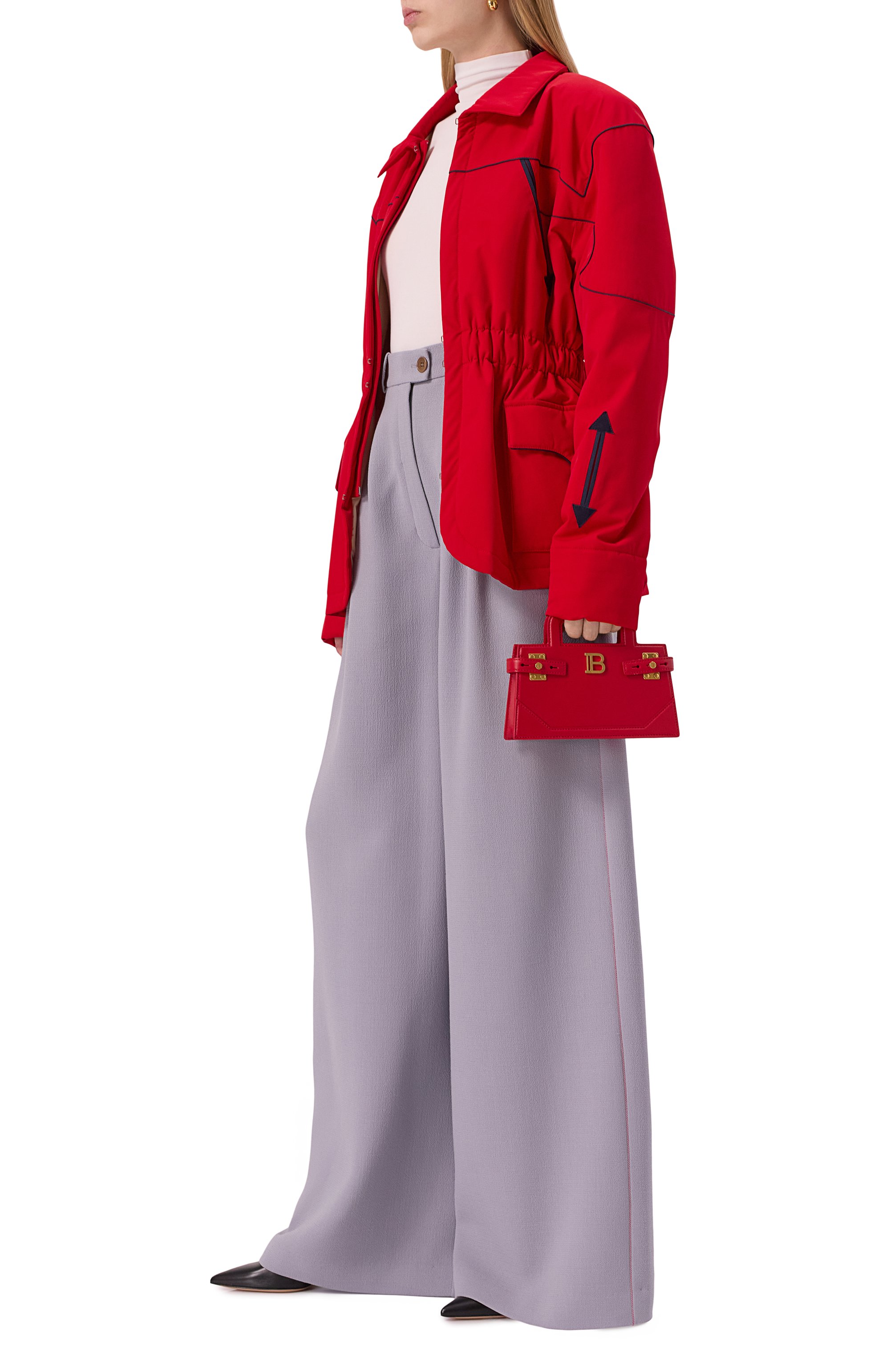 Сумка b-buzz small BALMAIN, арт. EN1KJ931/LAVE, фото 7