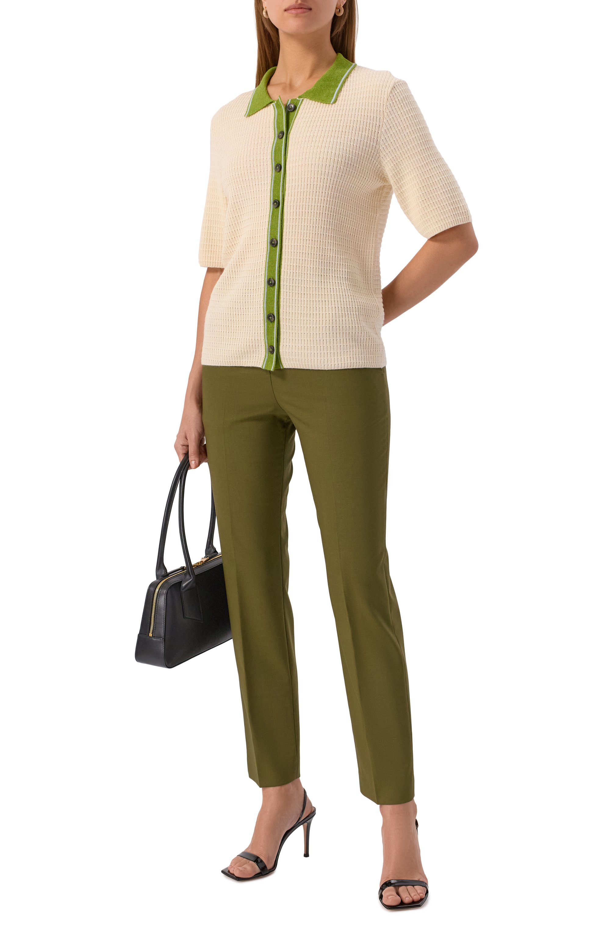 Шерстяные брюки MSGM, арт. 3941MDP13/257605, фото 2