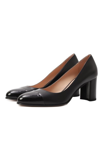 Женские кожаные туфли KITON, арт. D60824K0519H02