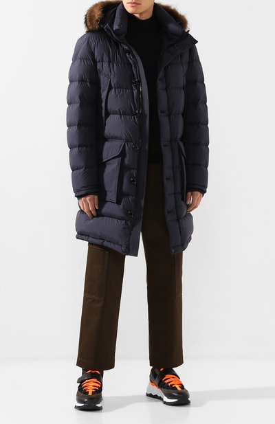 Пуховик с меховой отделкой aymon MONCLER, арт. E2-091-42362-25-549SM, фото 2