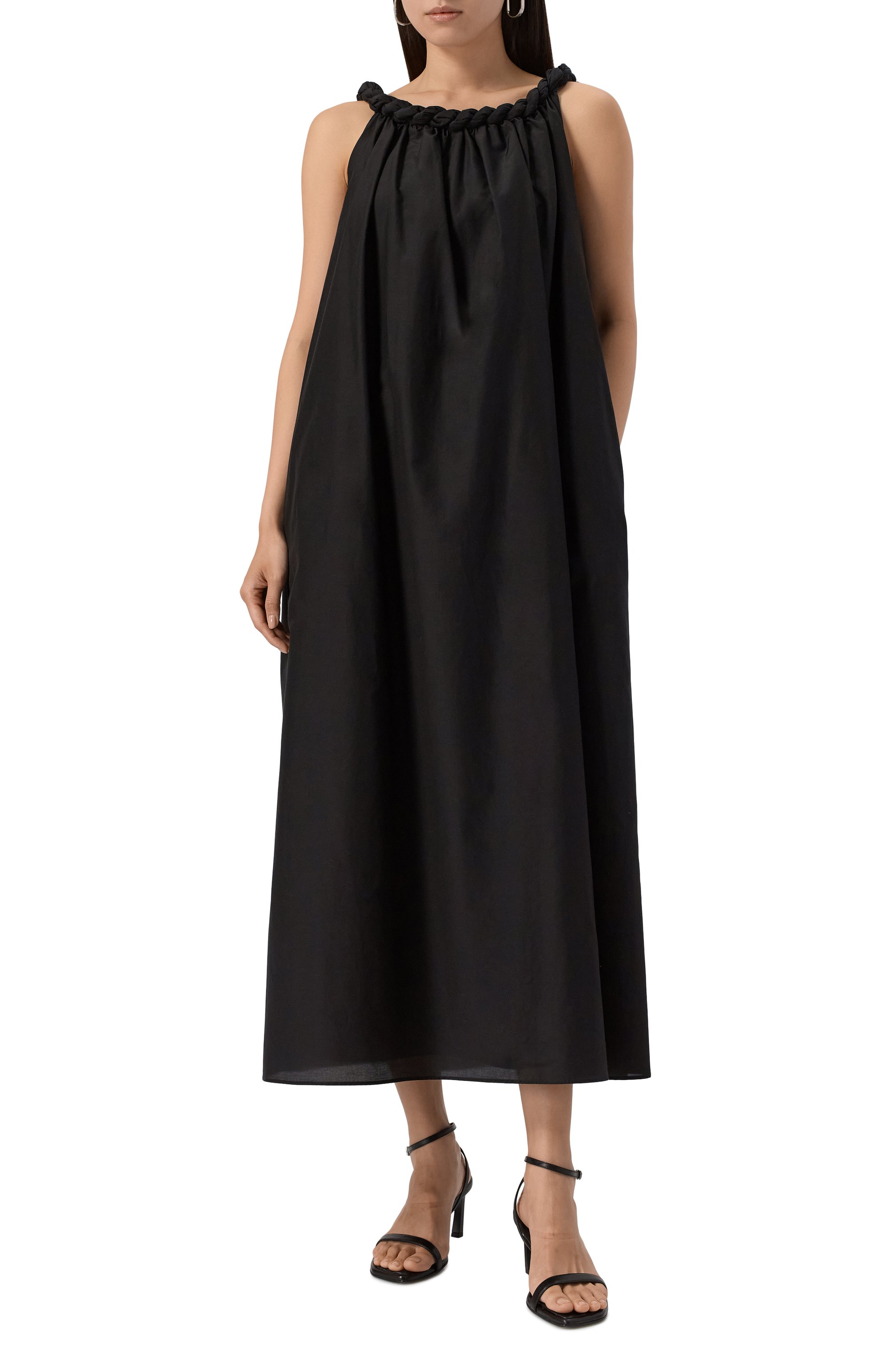 Платье из хлопка и шелка LOULOU DE SAISON, арт. KIKA, фото 3