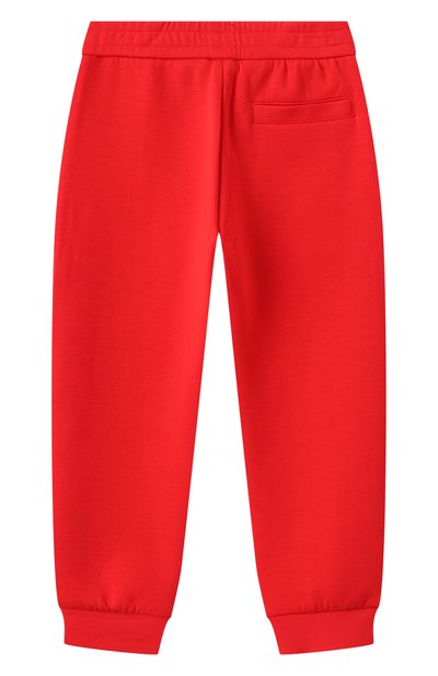 Хлопковые джоггеры EMPORIO ARMANI красного цвета по цене 20650 руб., арт. EB000263/AF10126, фото 2 Хлопковые джоггеры EMPORIO ARMANI, арт. EB000263/AF10126, фото 2