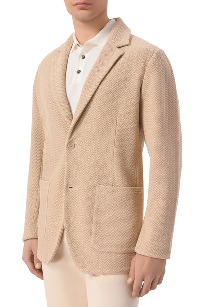 Пиджак из шелка и хлопка STEFANO RICCI, арт. K616442J02/F26111_003, фото 3