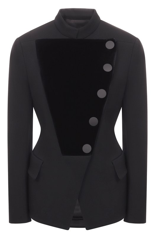 Шерстяной жакет Giorgio Armani GW001556/TE10117 Чёрный GW001556/TE10117