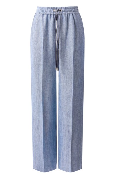 Женские брюки изо льна и вискозы LORENA ANTONIAZZI, арт. P2542PA31A/4793