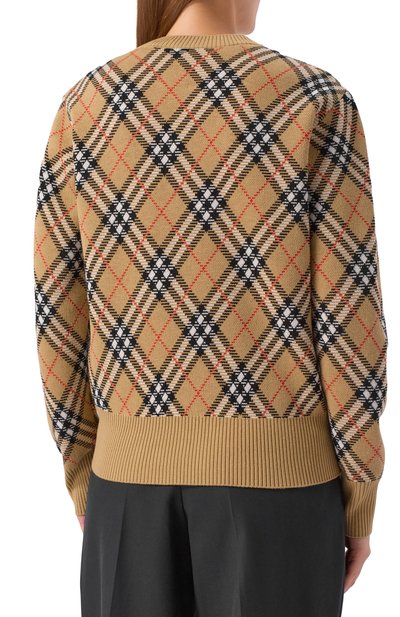 Шерстяной пуловер BURBERRY, арт. 8110514, фото 4