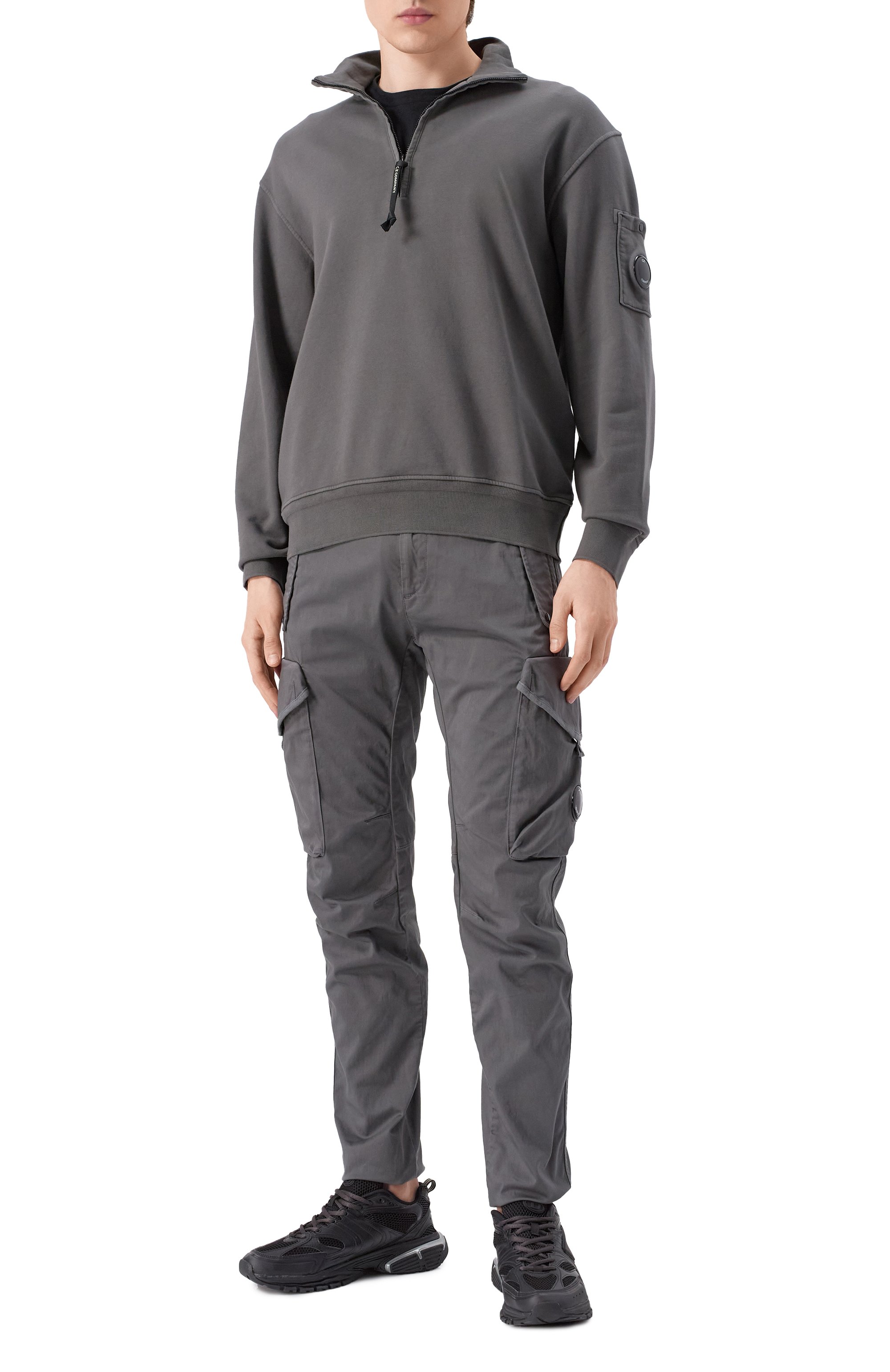 Хлопковый свитшот C.P. COMPANY, арт. 18CMSS125A110044R, фото 2