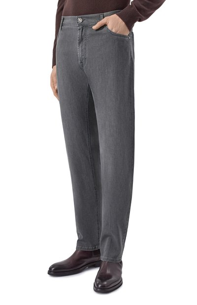 Джинсы regular STEFANO RICCI темно-серого цвета по цене 124000 руб., арт. MST61R3130/T00829, фото 3 Джинсы regular STEFANO RICCI, арт. MST61R3130/T00829, фото 3