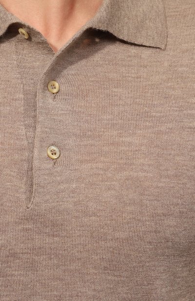 Поло из шерсти и кашемира CORNELIANI, арт. 94M579-9425184, фото 5