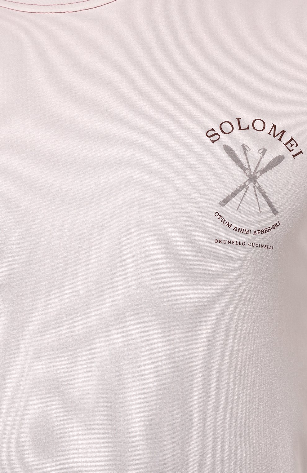 Шелковый лонгслив BRUNELLO CUCINELLI, арт. MM819KT70, фото 5