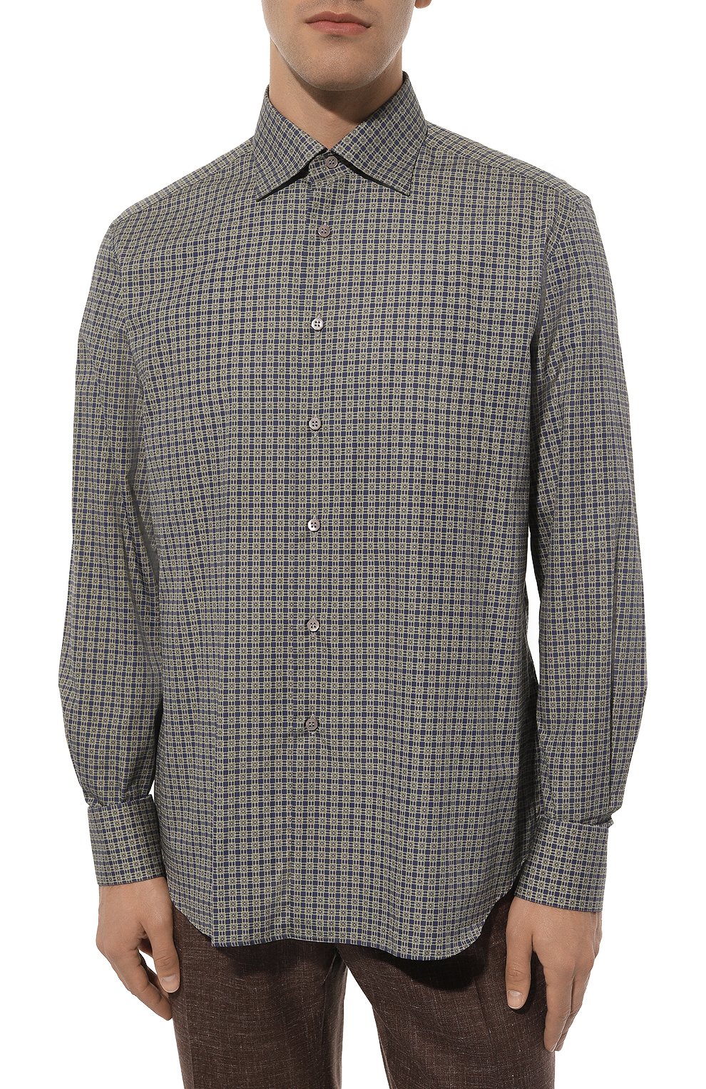 Хлопковая рубашка STEFANO RICCI, арт. MS004775/C2708, фото 3