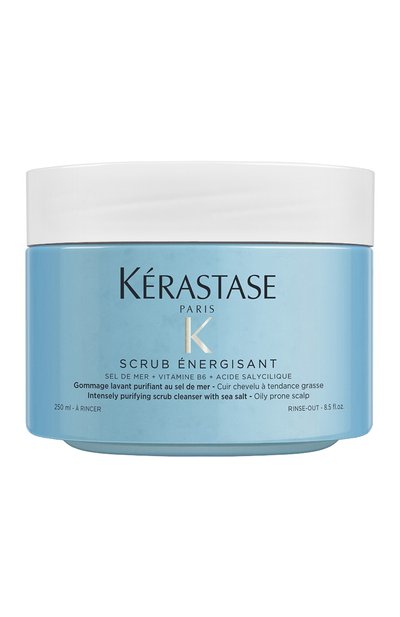 Интенсивно очищающий скраб energisant (325g) KERASTASE бесцветного цвета по цене 5930 руб., арт. 3474636757039, фото 1 Интенсивно очищающий скраб energisant (325g) KERASTASE, арт. 3474636757039, фото 1