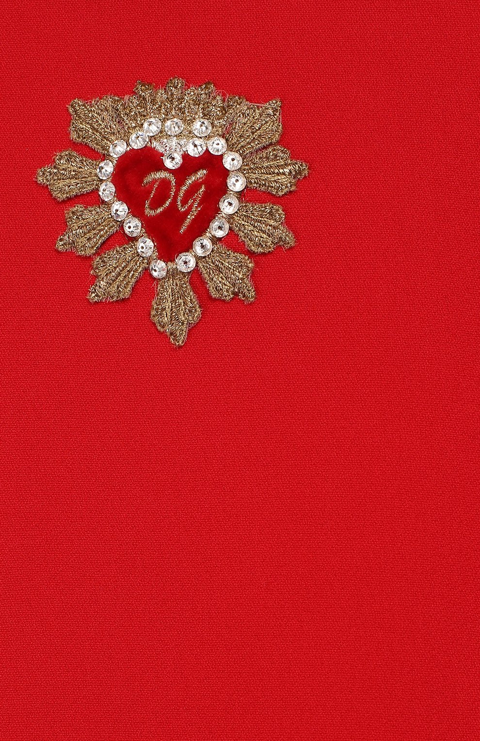 Мини-платье DOLCE & GABBANA красного цвета по цене 45200 руб., арт. L59D79/FURDV/2-6, фото 3 Мини-платье DOLCE & GABBANA, арт. L59D79/FURDV/2-6, фото 3
