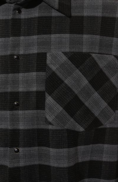 Хлопковая рубашка WHO_AM, арт. MS2-PO249-GRY, фото 5