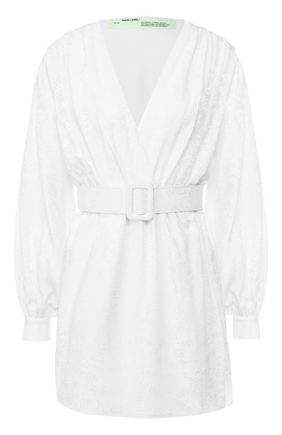 Женское платье с поясом OFF-WHITE, арт. 0WDB134S19D610440100