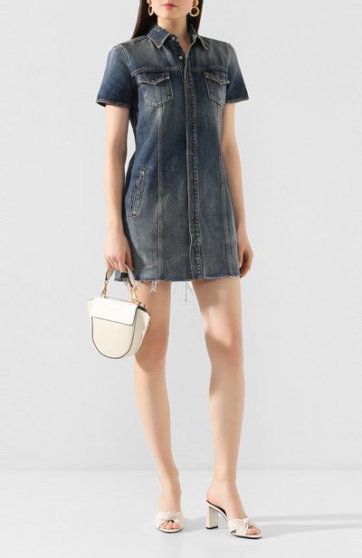 Текстильные мюли loulou SAINT LAURENT, арт. 620128/1P200, фото 2