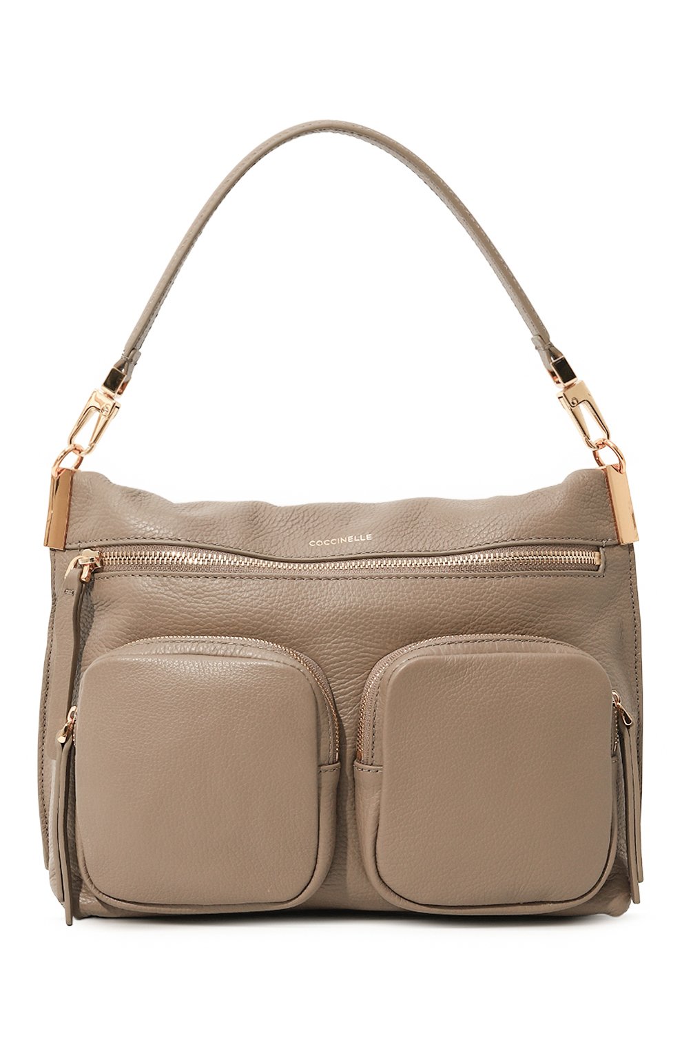 Сумка hyle medium COCCINELLE бежевого цвета по цене 42000 руб., арт. E1 PH6 18 01 01, фото 1 Сумка hyle medium COCCINELLE, арт. E1 PH6 18 01 01, фото 1