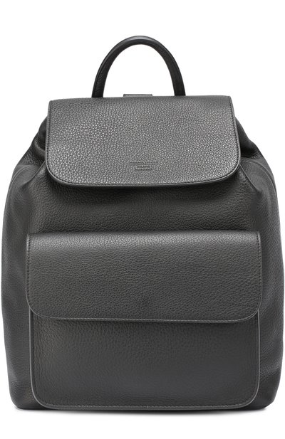 Кожаный рюкзак с клапаном и внешним карманом GIORGIO ARMANI, арт. Y20066/YAG3E, фото 1