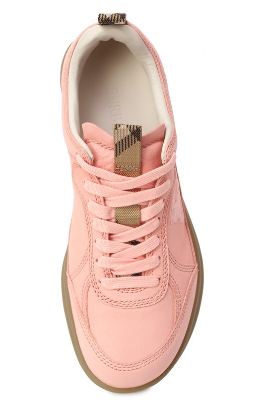 Кожаные кроссовки Matrix Burberry 8109139 Розовый  8109139 Фото 6