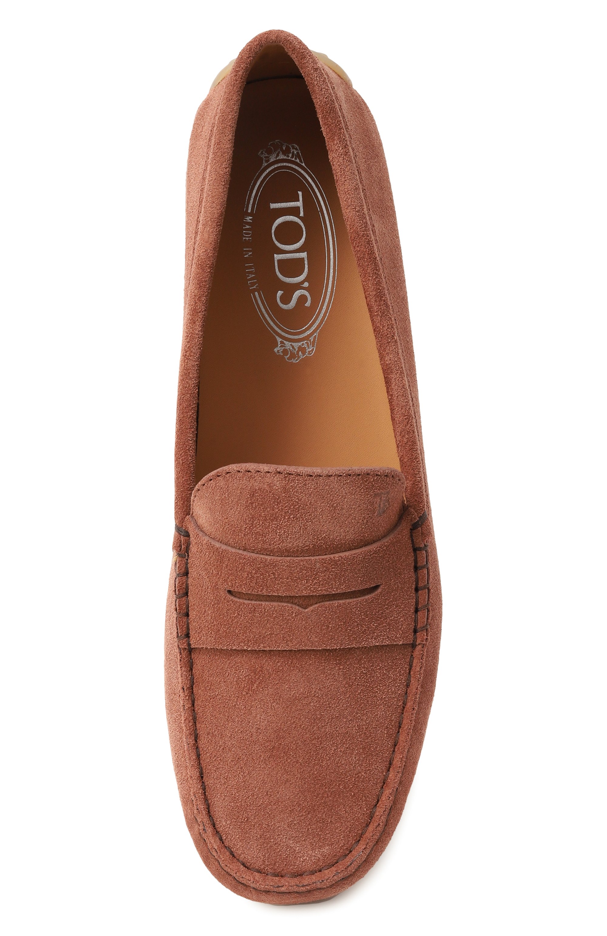 Замшевые мокасины city gommino TOD’S коричневого цвета по цене 69700 руб., арт. XXW10L00010RE0, фото 6 Замшевые мокасины city gommino TOD’S, арт. XXW10L00010RE0, фото 6