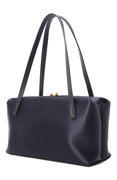 Сумка goji pillow small JIL SANDER темно-синего цвета по цене 278500 руб., арт. J08WD0078/P9339, фото 4 Сумка goji pillow small JIL SANDER, арт. J08WD0078/P9339, фото 4