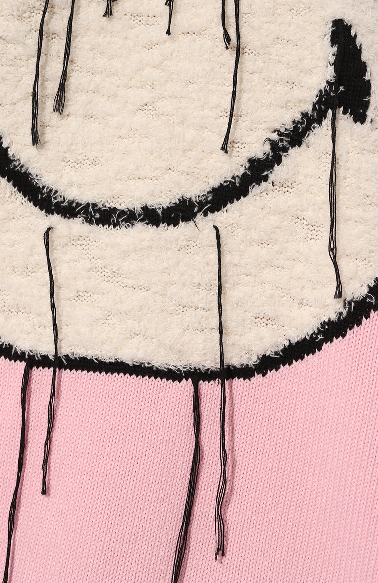 Женский хлопковый пуловер JOSHUA SANDERS розового цвета, арт. JS34A20066 | Фото 5 (Рукава: Длинные; Длина (для топов): Стандартные; Материал сплава: Проставлено; Материал внешний: Хлопок; Женское Кросс-КТ: Пуловер-одежда; Драгоценные камни: Проставлено; Стили: Кэжуэл)