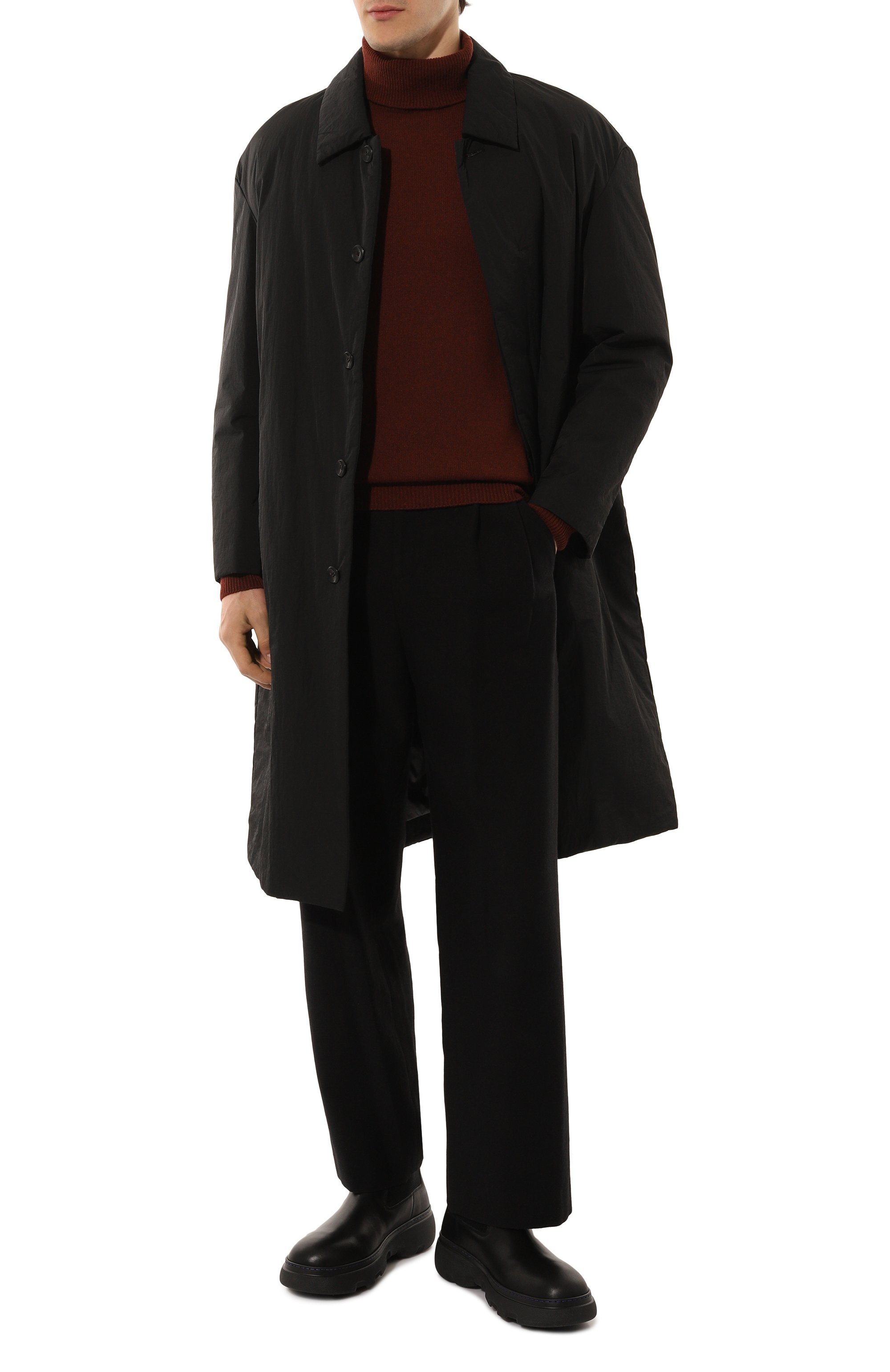 Кожаные челси creeper BURBERRY, арт. 8092588, фото 2