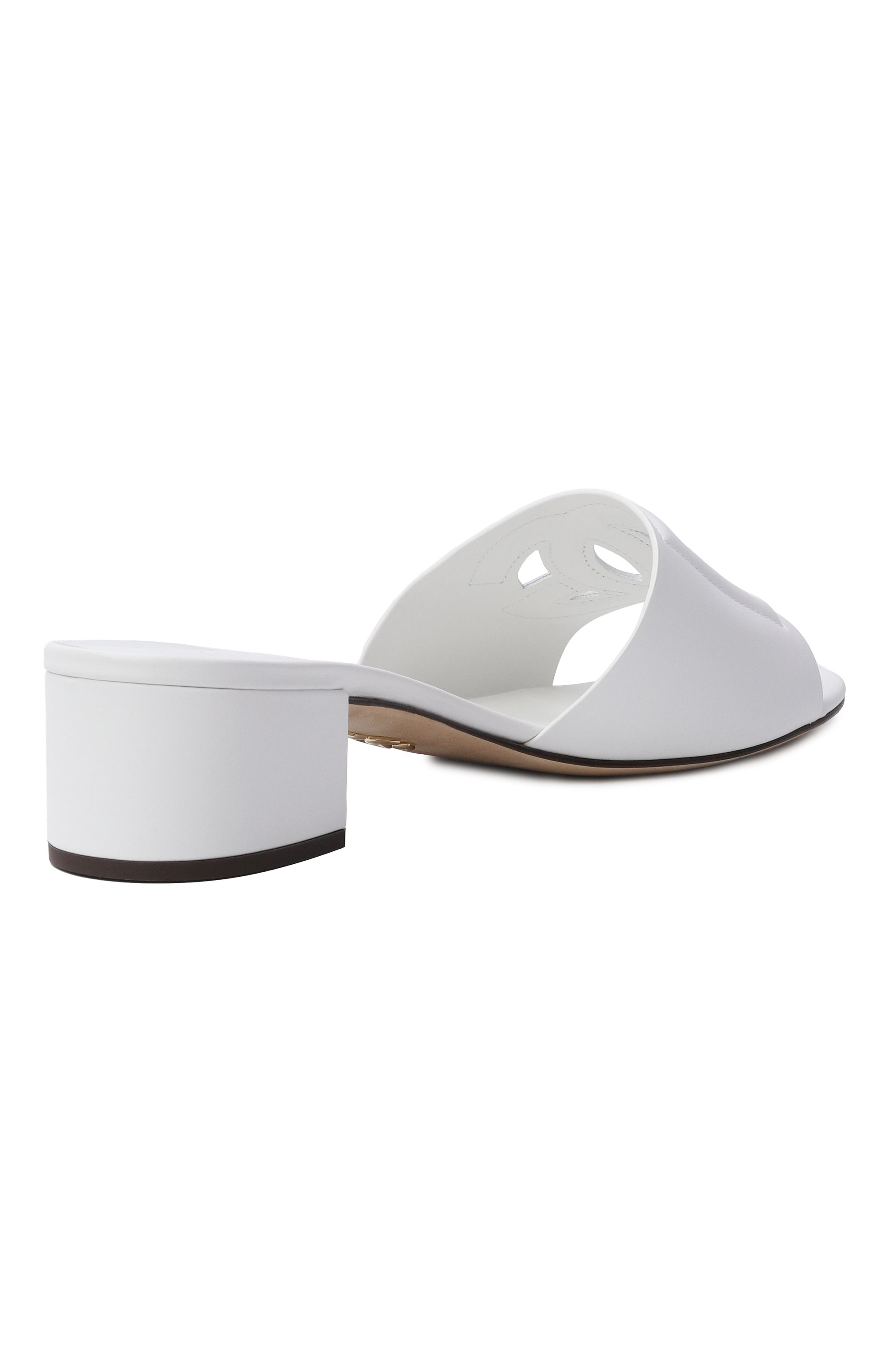 Кожаные мюли bianca 40 DOLCE & GABBANA, арт. CR1755/AY329, фото 5