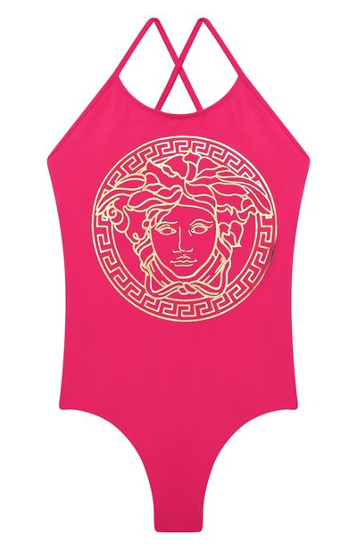 Слитный купальник VERSACE фуксия цвета по цене 25300 руб., арт. YC000283/A233889/8A-14A, фото 1 Слитный купальник VERSACE, арт. YC000283/A233889/8A-14A, фото 1