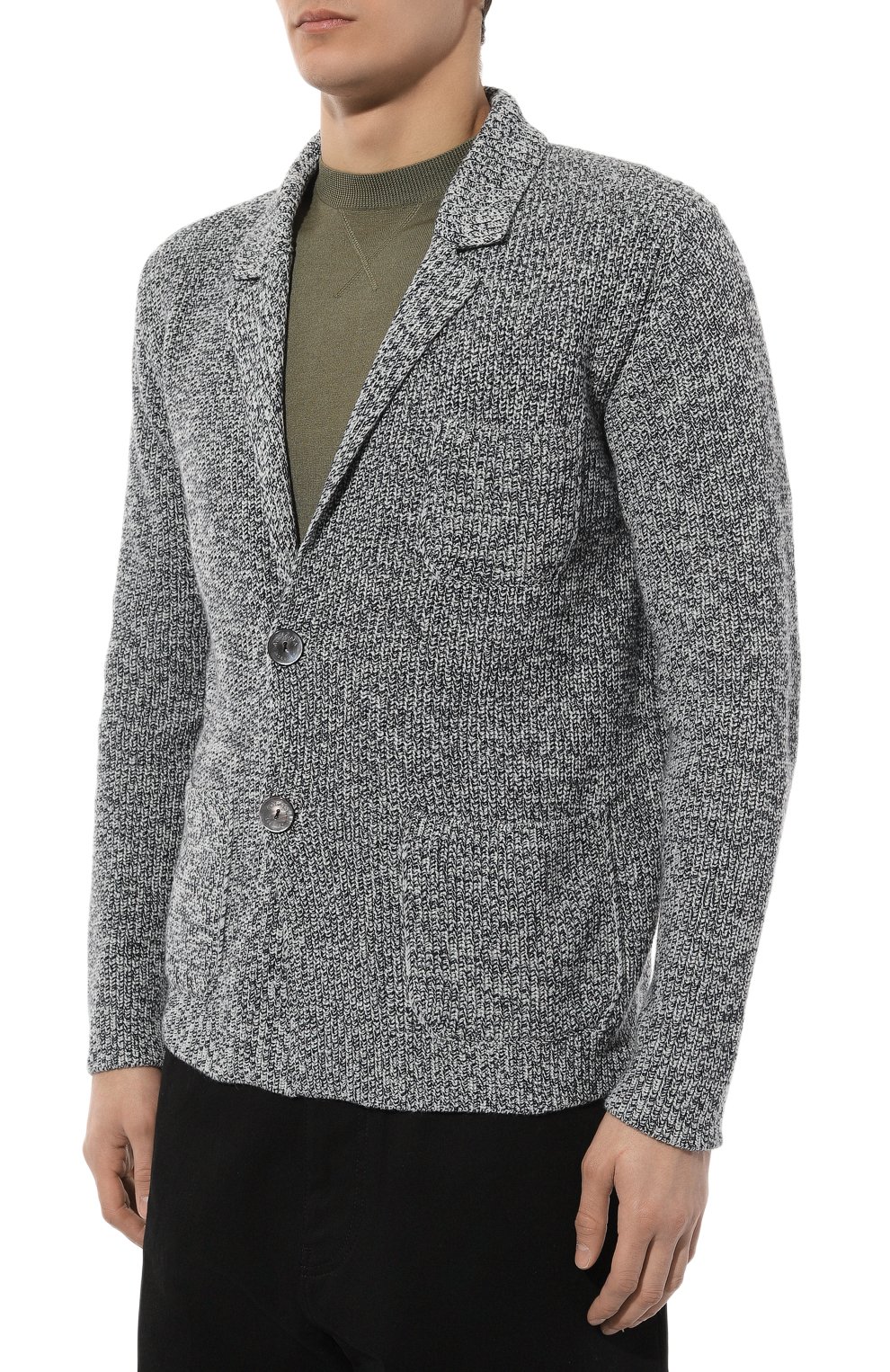 Кардиган из кашемира и хлопка AGNONA, арт. KX02U18E/1T07M8E, фото 3