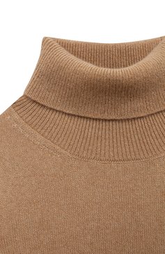 Детская кашемировая водолазка GIORGETTI CASHMERE бежевого цвета, арт. MB453/INFELTRI/2A-6A | Фото 3 (Кросс-КТ: водолазка; Материал внешний: Шерсть, Кашемир; Рукава: Длинные; Материал сплава: Проставлено; Драгоценные камни: Проставлено; Ростовка одежда: 2 года | 92 см, 4 года | 104 см, 6 лет | 116 см)