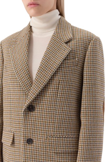 Шерстяной жакет DUNST бежевого цвета по цене 35900 руб., арт. UDJA5C101I2, фото 5 Шерстяной жакет DUNST, арт. UDJA5C101I2, фото 5