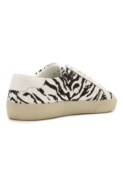 Комбинированные кеды court classic SAINT LAURENT, арт. 603358/10D10, фото 4