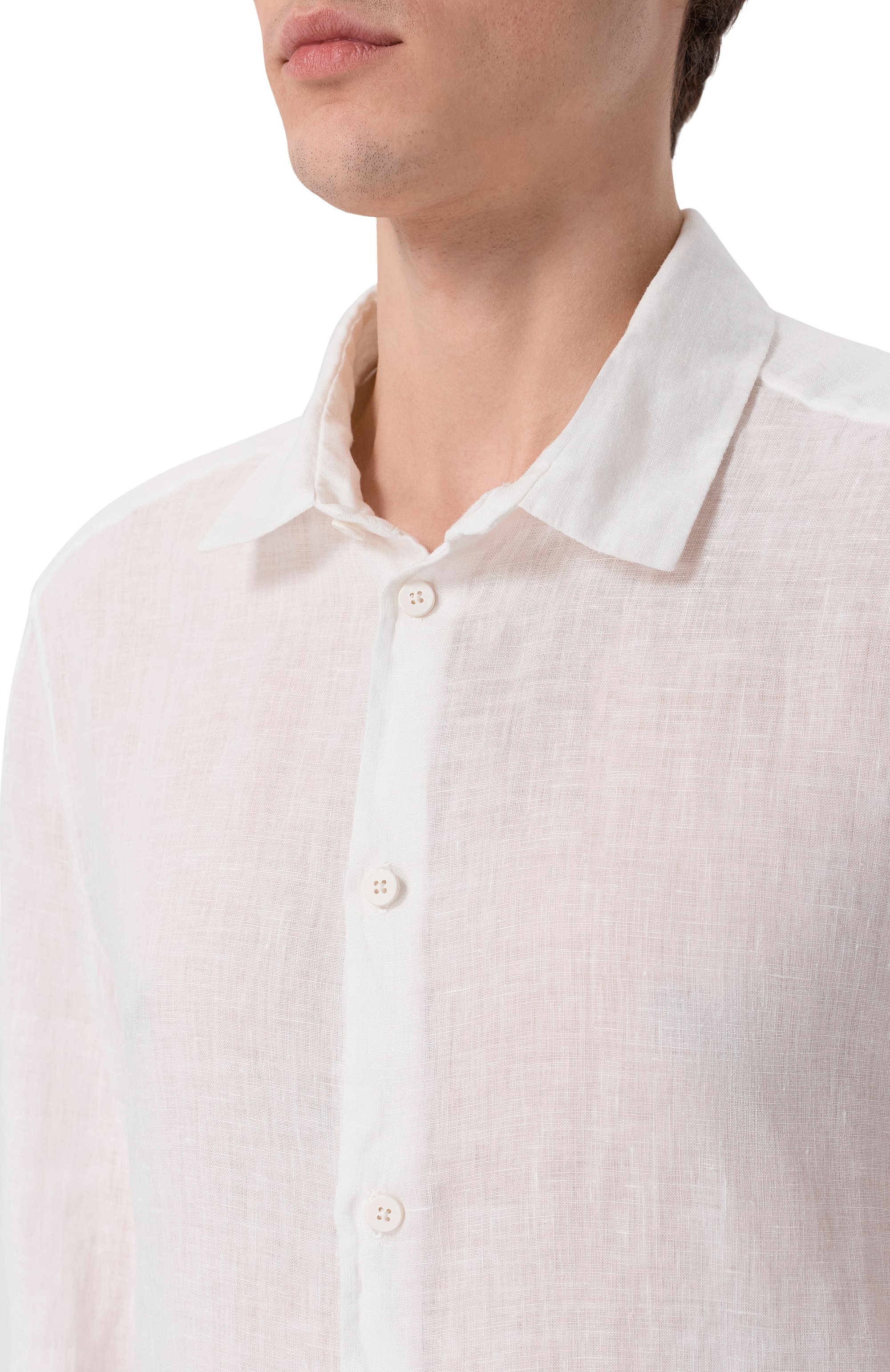 Льняная рубашка TRANSIT, арт. CFUTRCV310, фото 5