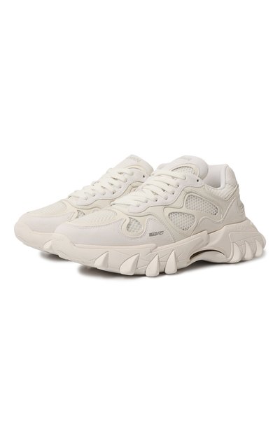 Мужские кожаные кроссовки b-east BALMAIN, арт. CM1VI327/TCCH