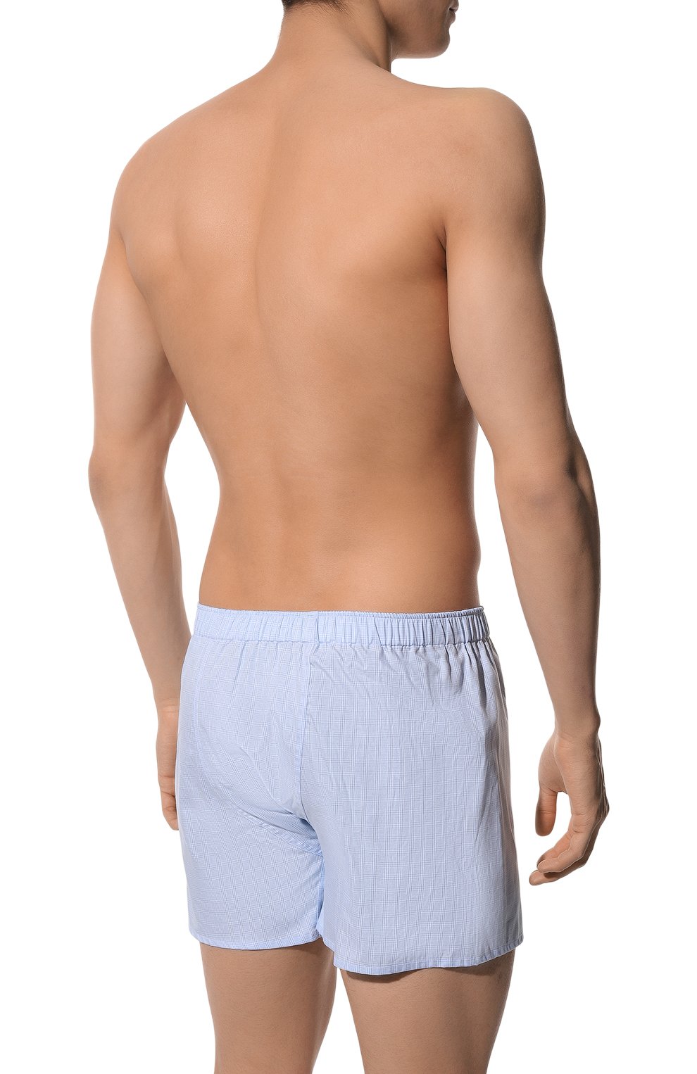 Хлопковые боксеры ROBERTO RICETTI голубого цвета по цене 7915 руб., арт. B0XER DB1/BR958, фото 3 Хлопковые боксеры ROBERTO RICETTI, арт. B0XER DB1/BR958, фото 3