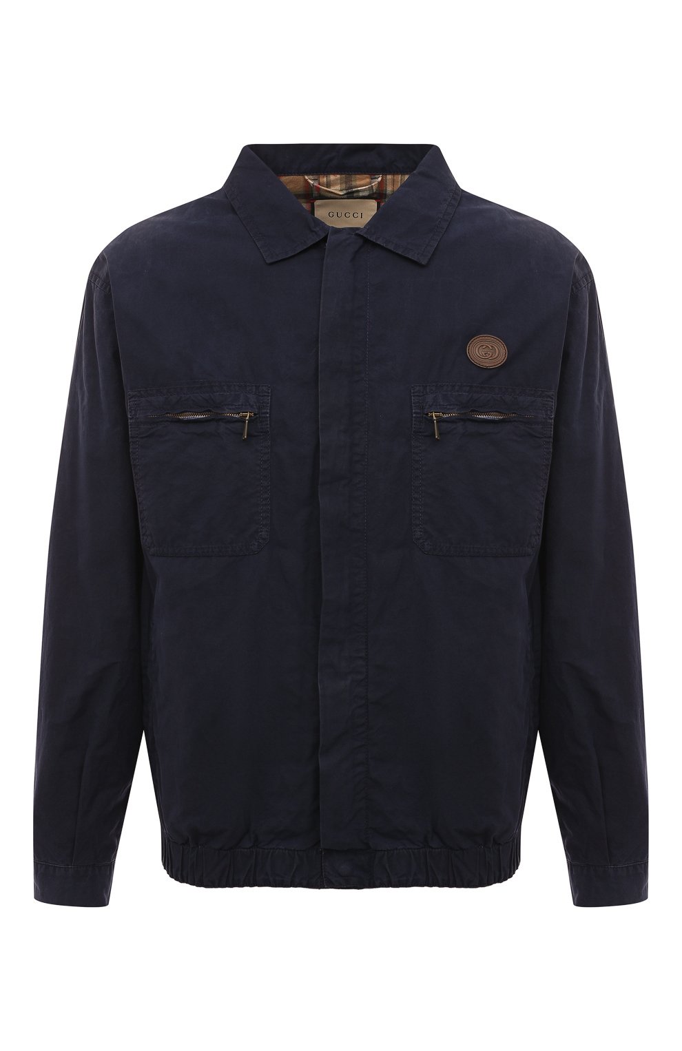 Мужской синий хлопковый бомбер GUCCI купить в интернет-магазине ЦУМ ...