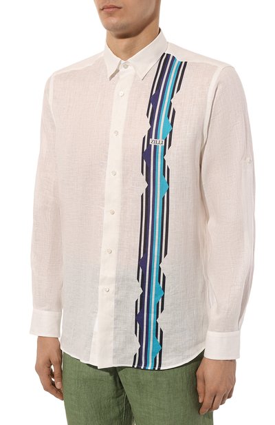 Льняная рубашка ZILLI, арт. LINA01M080084062A, фото 3